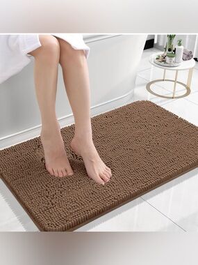OLANLY Small Bathroom Rugs 24x16